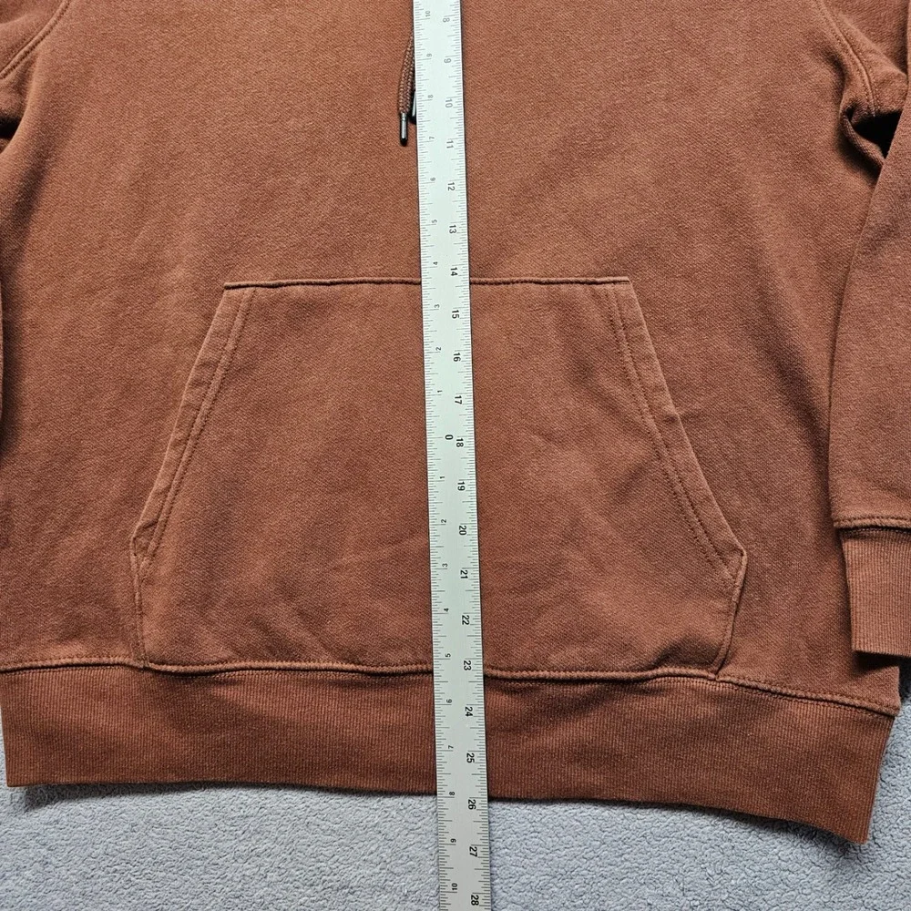 The North Face Never Stop Exploring Hoodie Mens M Brown Fleece Lined Pullover